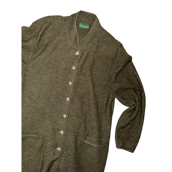 Geiger Collections Wool Coat 42 Jacket Austria VTG Women's Green Grandmacore‎ - Picture 1 of 12